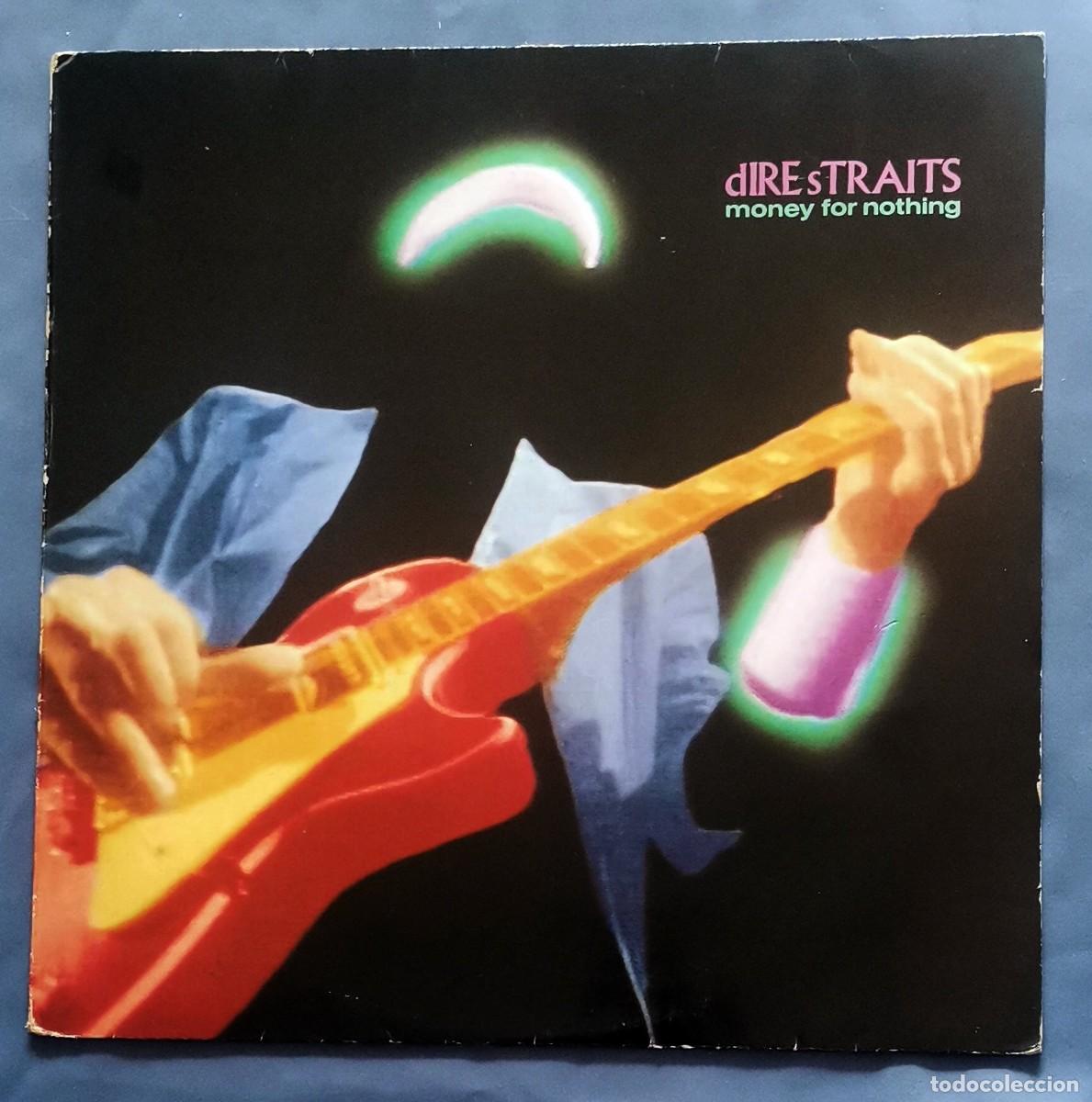 Disques de vinyle: Dire Straits &ndash; Money For Nothing LP 1988 Espa&ntilde;a incl. encarte
