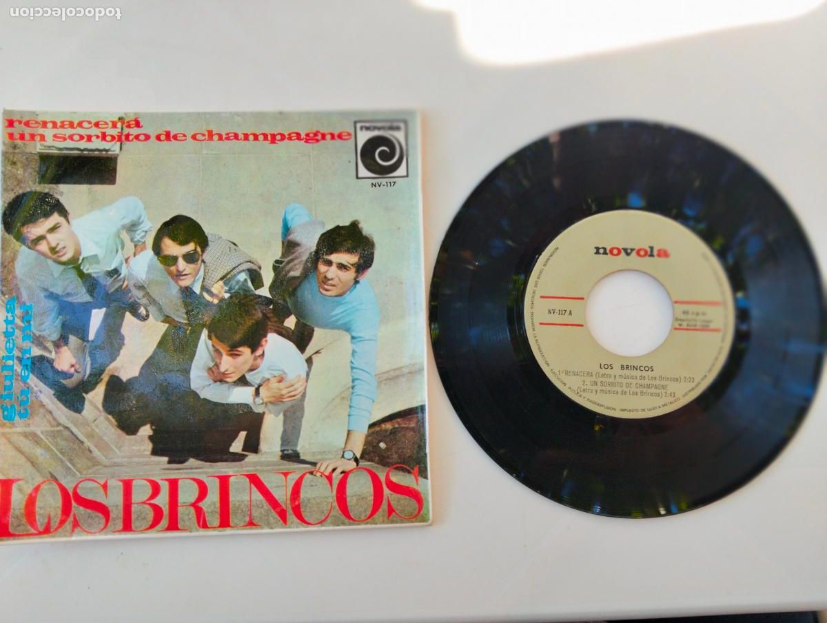 Discos de vinilo: LOS BRINCOS, RENACERA, EDITA NOVOLA, A&Ntilde;O 1966