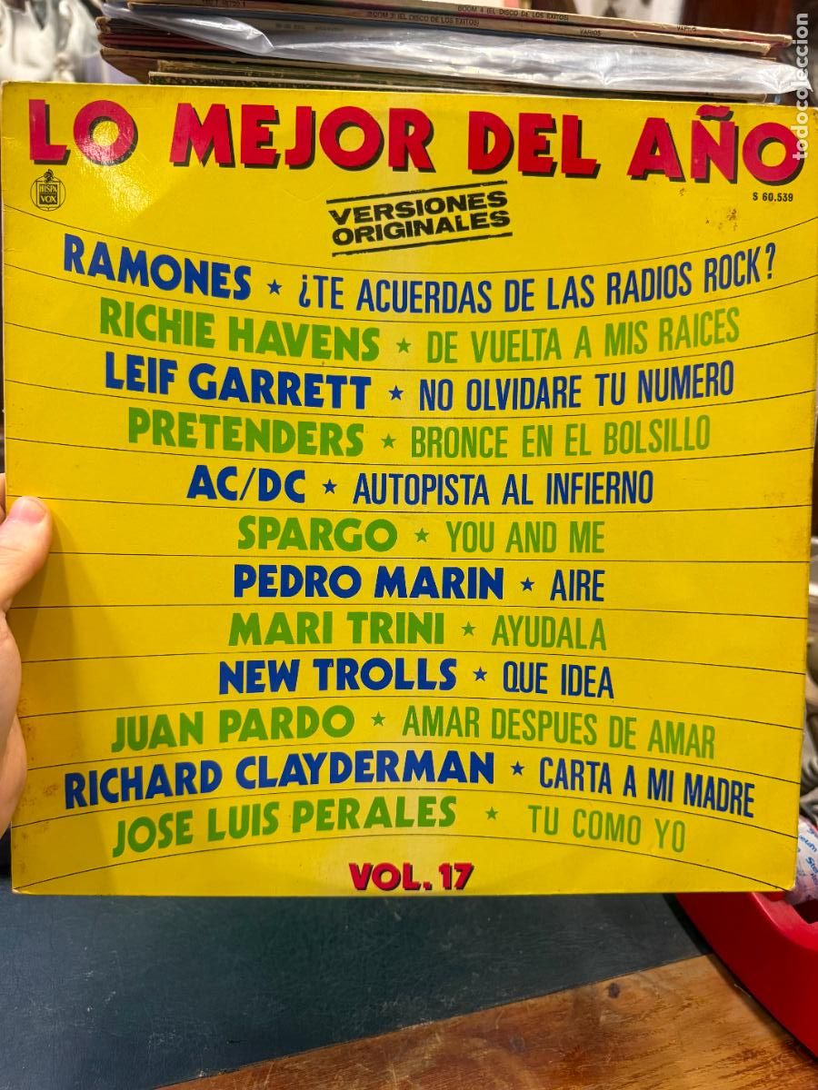 Discos de vinilo: LP LO MEJOR DEL A&Ntilde;O -