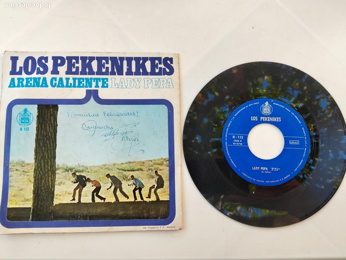 Discos de vinilo: LOS PEKENIKES, LADY PEPA, EDITA HISPAVOX, A&Ntilde;O 1966