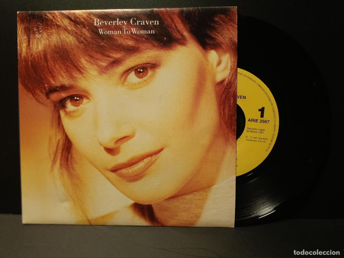 Discos de vinilo: BEVERLEY CRAVEN WOMAN TO WOMAN SINGLE PROMO 1991 PEPETO