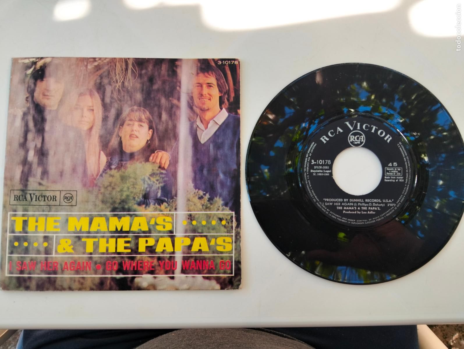 Discos de vinilo: THE MAMAS & THE PAPAS, I SAW HER AGAIN, EDITA RCA, A&Ntilde;O 1966