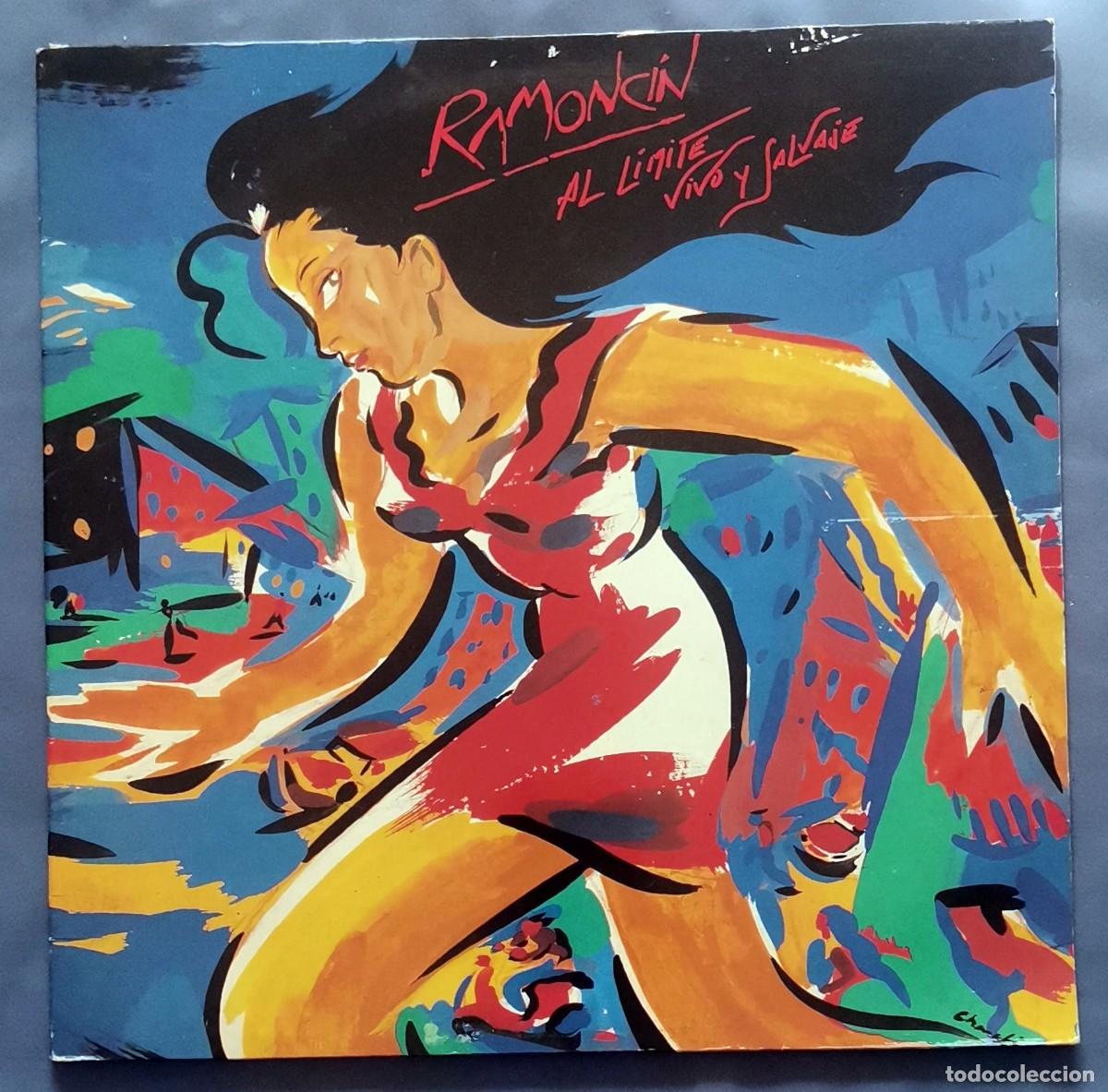 Discos de vinilo: Ramonc&iacute;n &ndash; Al L&iacute;mite, Vivo Y Salvaje 2LP gatefold 1990 2 encartes