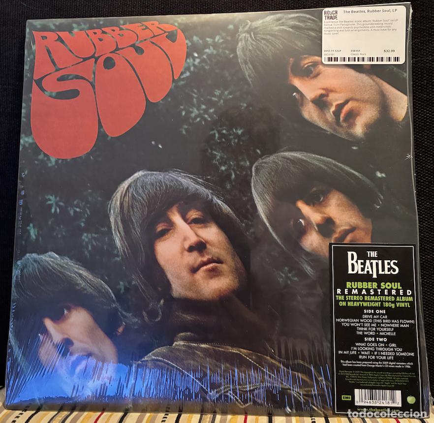 Discos de vinilo: Rubber Soul. The Beatles. LP. Edici&oacute;n U.S.A. Stereo.Remasterizado. Precintado, nuevo. ver fotos.