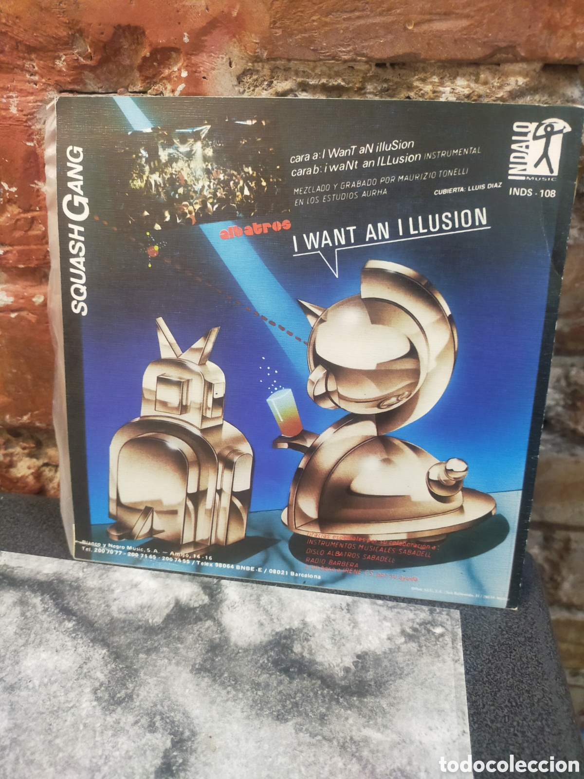 Discos de vinilo: Single Squash Gang con el tema &rdquo;I Want An Illusion&rdquo; - Foto 3