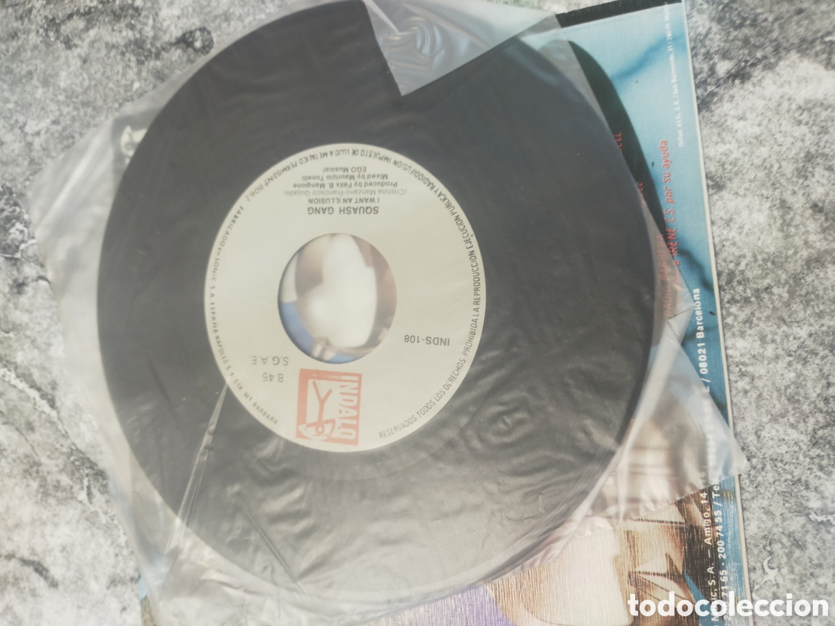 Discos de vinilo: Single Squash Gang con el tema &rdquo;I Want An Illusion&rdquo; - Foto 4