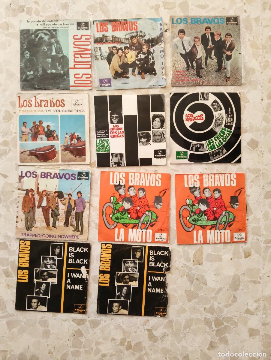 Discos de vinilo: 11 DISCOS VINILO SINGLE 35 RPM - LOS BRAVOS - Foto 1