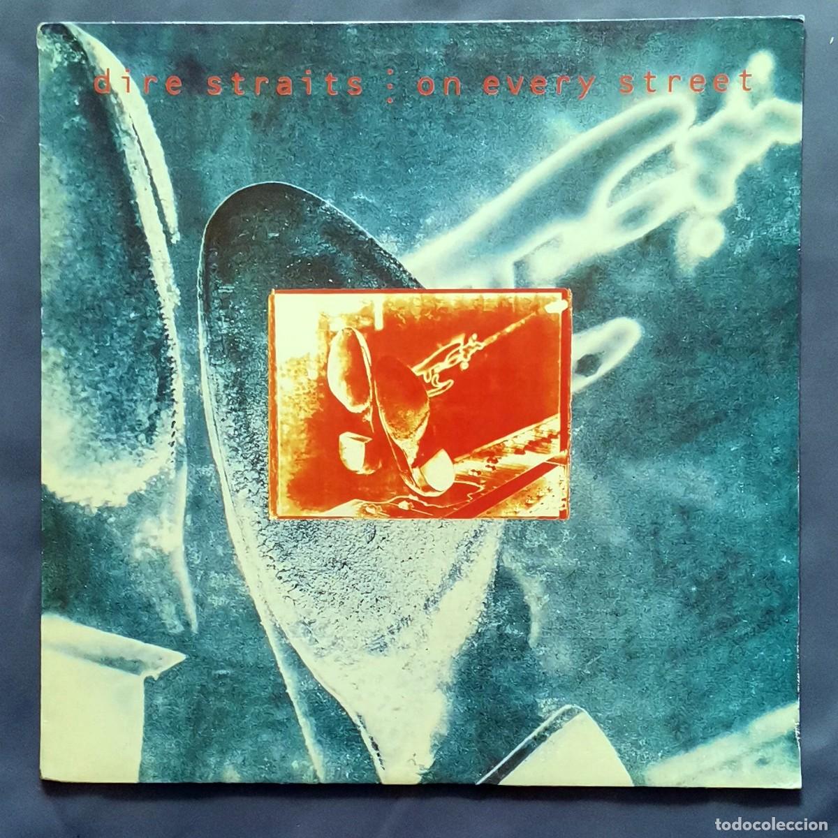 Discos de vinilo: Dire Straits &ndash; On Every Street LP 1991 Espa&ntilde;a incl. encarte