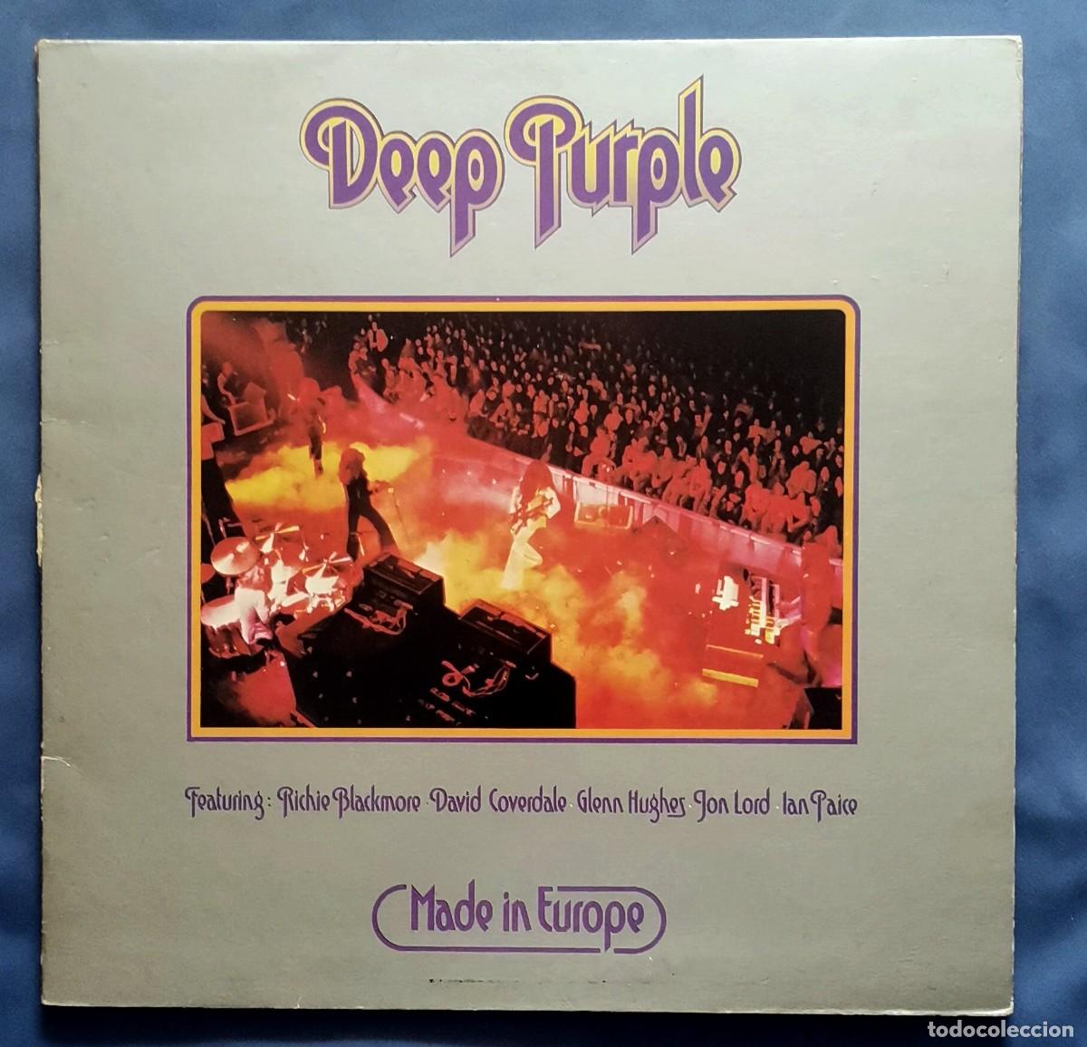 Discos de vinilo: Deep Purple &ndash; Made In Europe LP gatefold 1976 Espa&ntilde;a