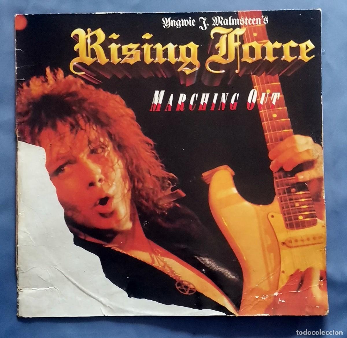 Discos de vinilo: Yngwie J. Malmsteen - Marching Out LP 1985 Alemania