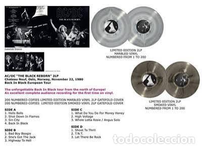 Discos de vinilo: AC/DC &rdquo;The Black Reborn&rdquo; 2-LP - Foto 3