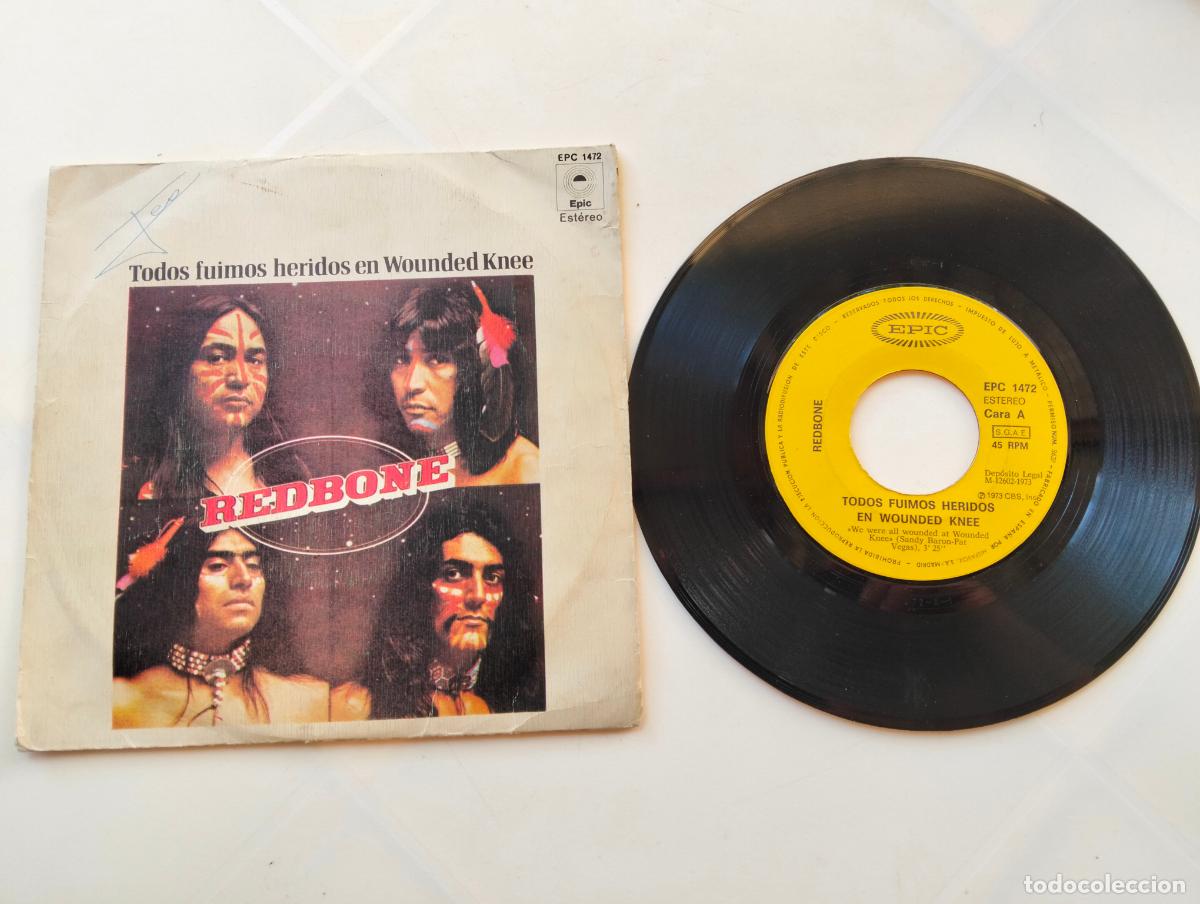 Discos de vinilo: REDBONE, TODOS FUIMOS HERIDOS EN WOUNDED KNEE, EDITA EPC, A&Ntilde;O 1973