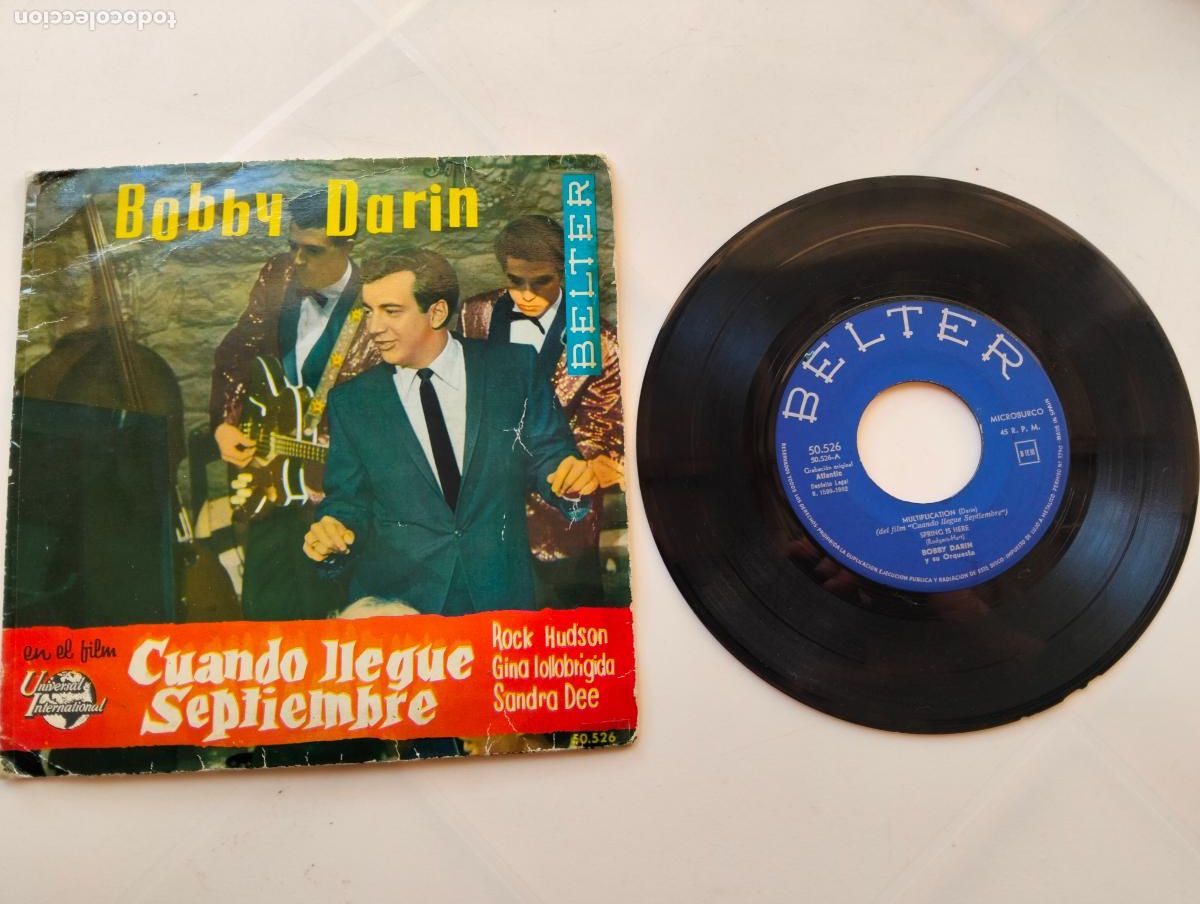 Discos de vinilo: BOBBY DARIN, MULTIPLICACION, EDITA BELTER, A&Ntilde;O 1962