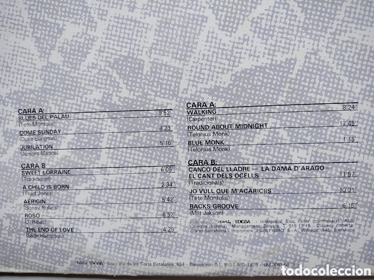 Discos de vinilo: Tete Montoliu 2xLPs. - Foto 3