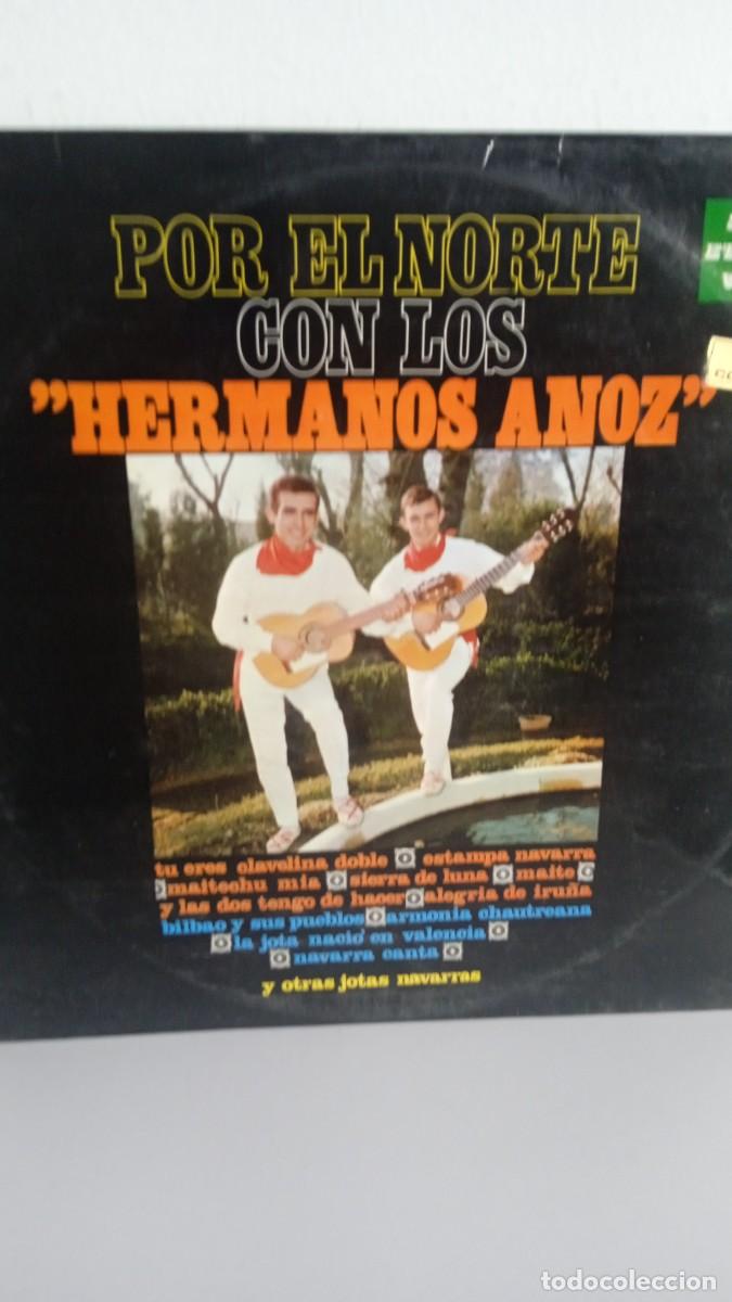 Discos de vinilo: HERMANOS ANOZ Por el norte con los Hermanos Anoz