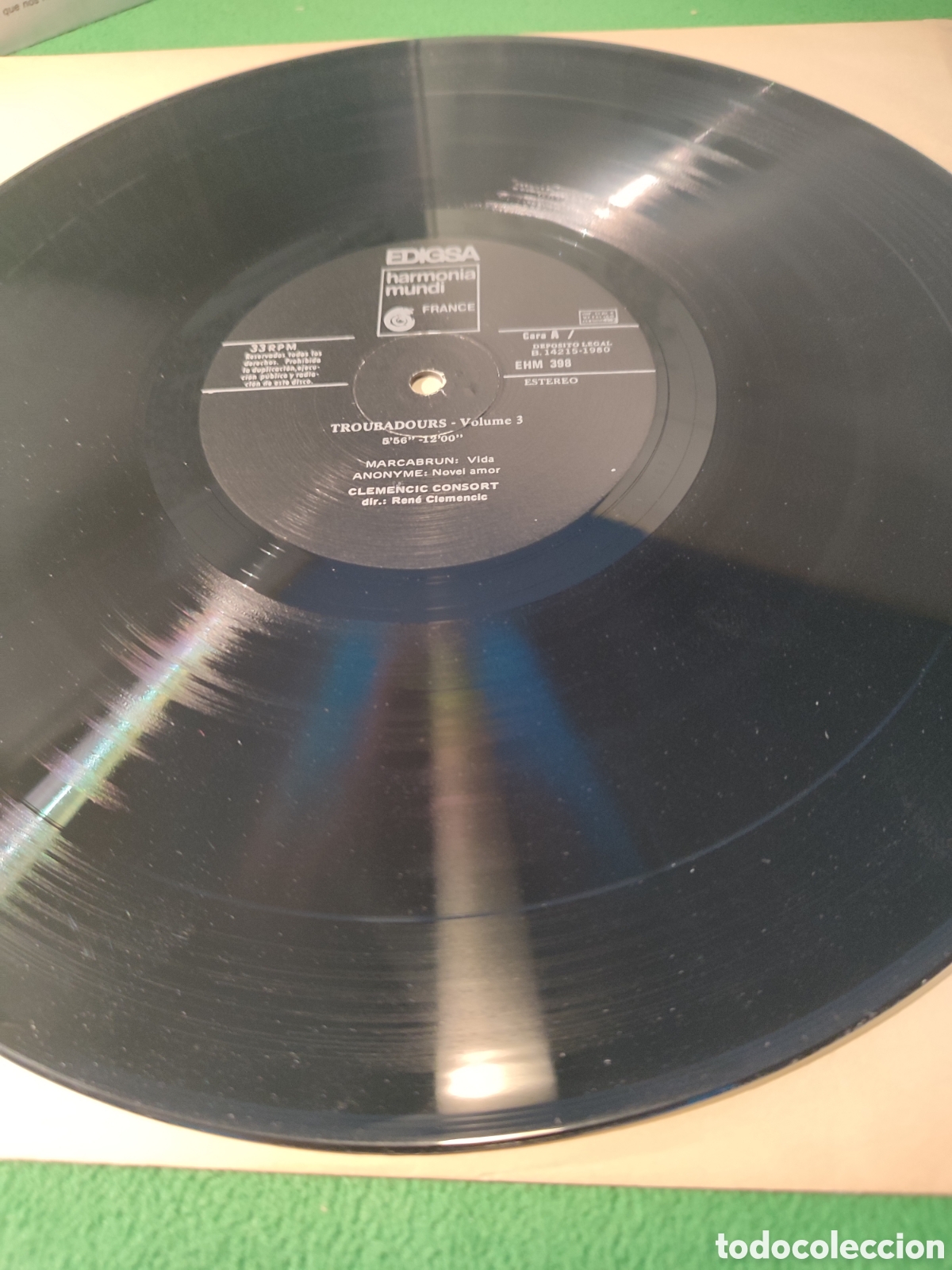 Discos de vinilo: Clemencic Consort - Troubadours Vol 3 - Foto 3