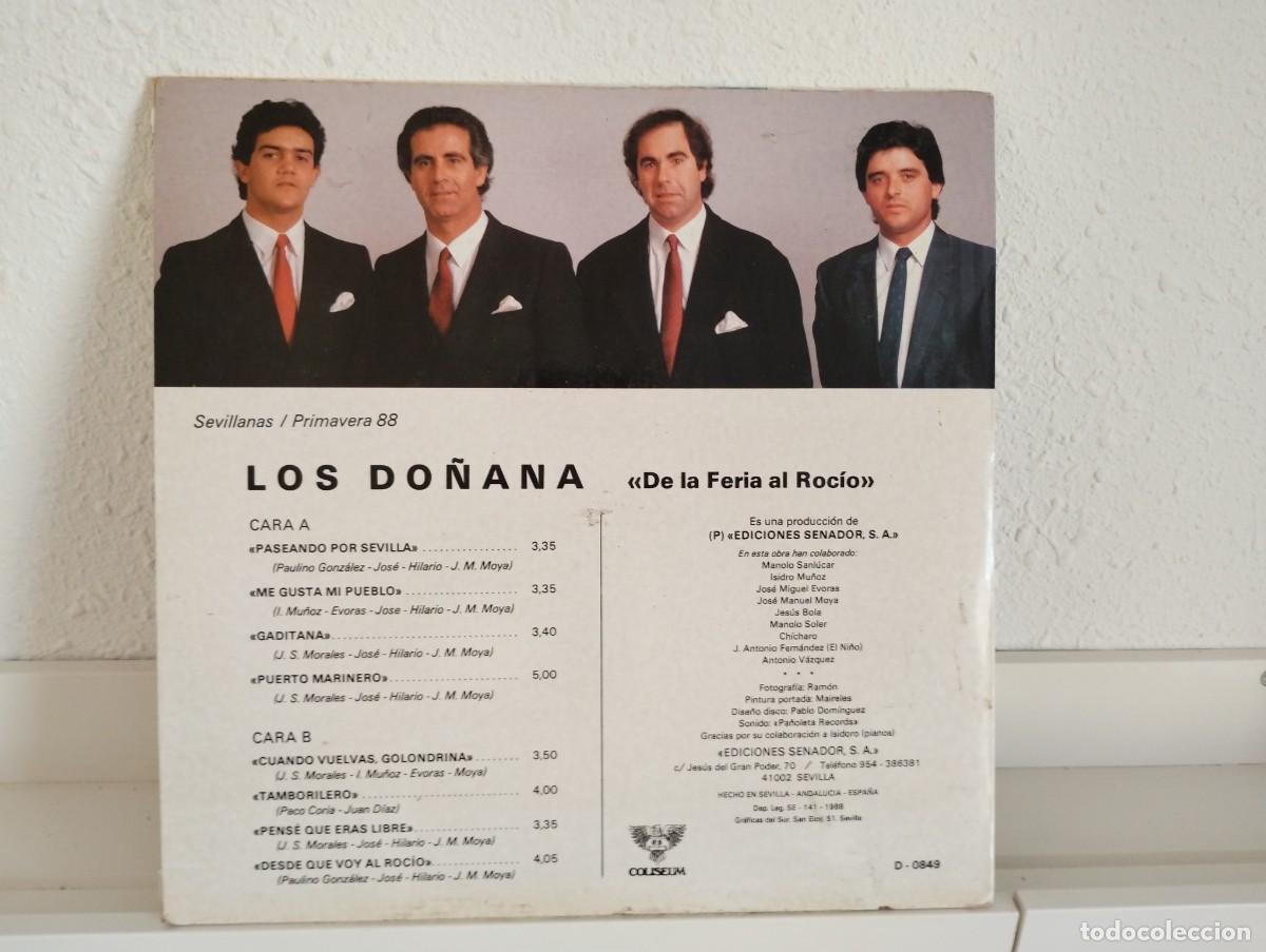 Discos de vinilo: Disco de Vinilo de Los Do&ntilde;ana &rdquo;De la Feria al Roc&iacute;o&rdquo; - Foto 2