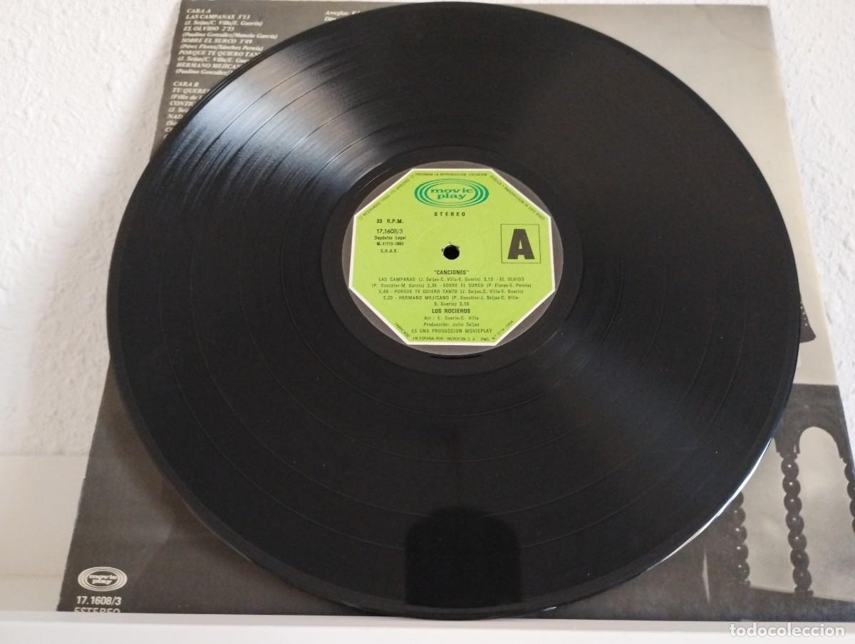 Discos de vinilo: Disco de Vinilo de Los Rocieros &rdquo;Canciones&rdquo; - Foto 3