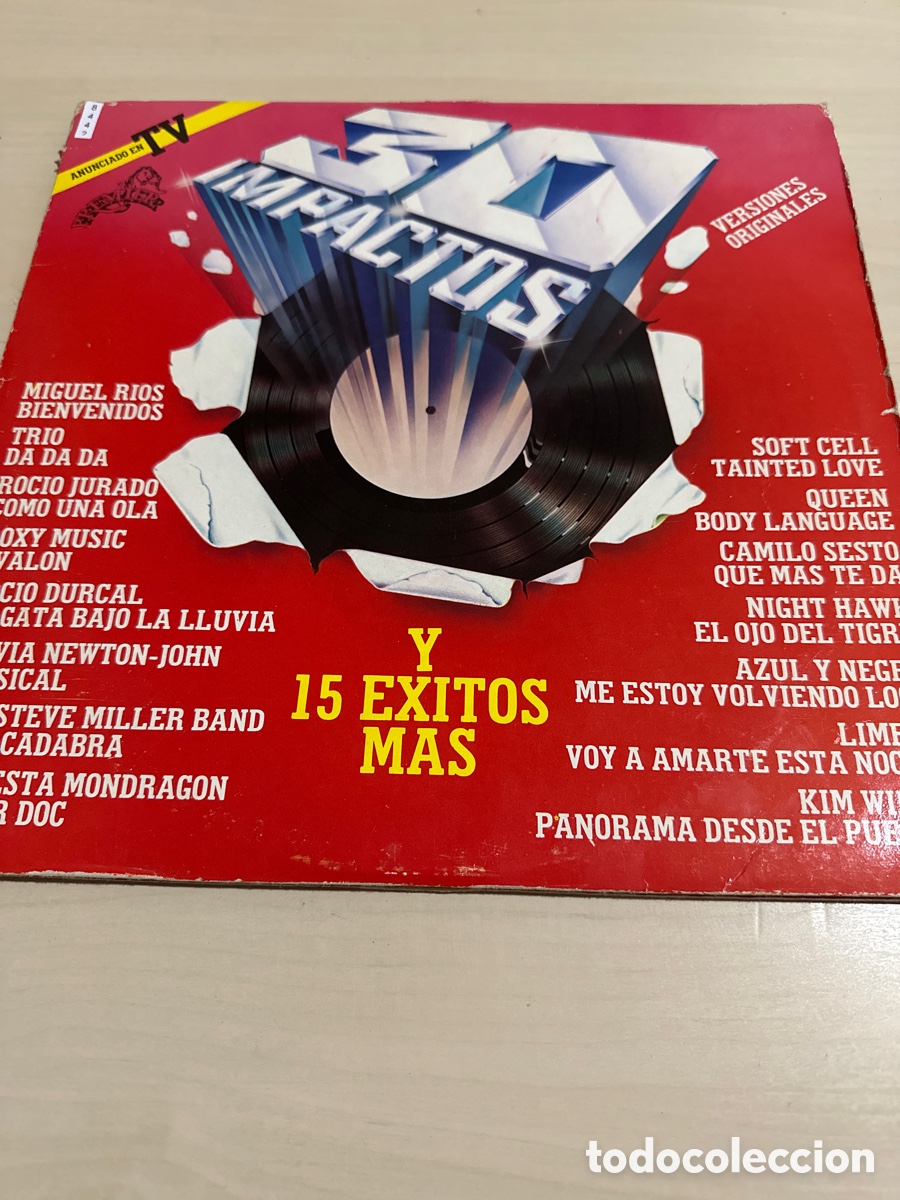 Discos de vinilo: VIN8442 30 impactos y 15 &eacute;xitos m&aacute;s vinilo segunda mano