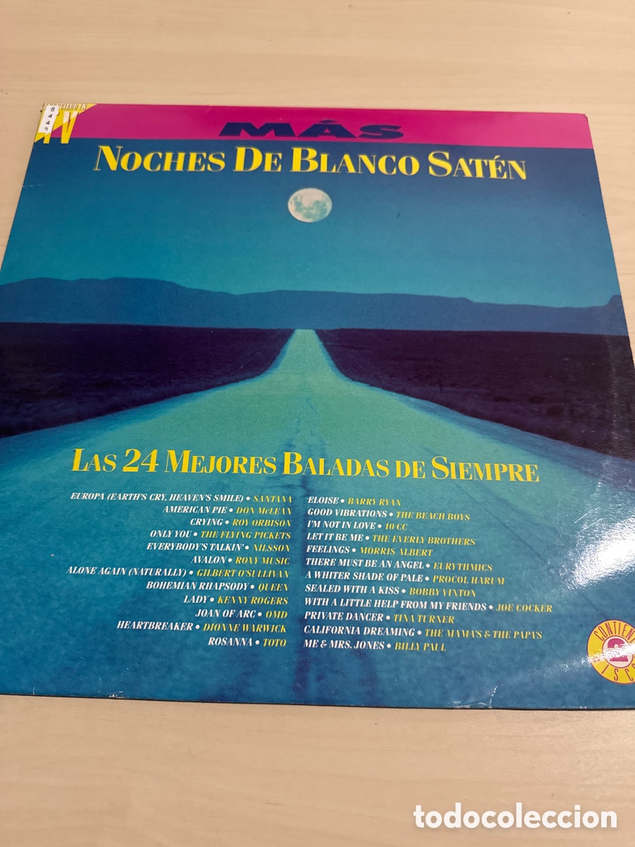 Discos de vinilo: VIN8443 noches de blanco sat&eacute;n vinilo segunda mano
