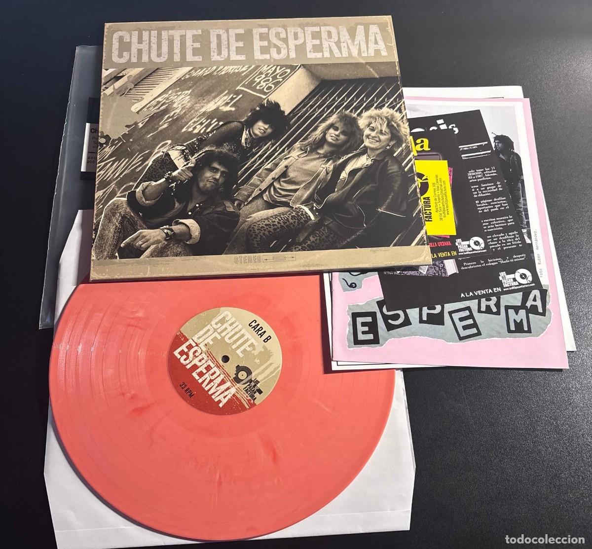 Discos de vinilo: Chute De Esperma Demos 1987 & 1988 Vinilo rosa + extras LP 12&rdquo; punk