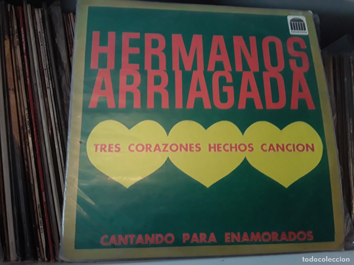 Discos de vinilo: Hermanos Arriagada - Tres Corazones Hechos Canci&oacute;n (Cantando Para Enamorados) (LP, Album)