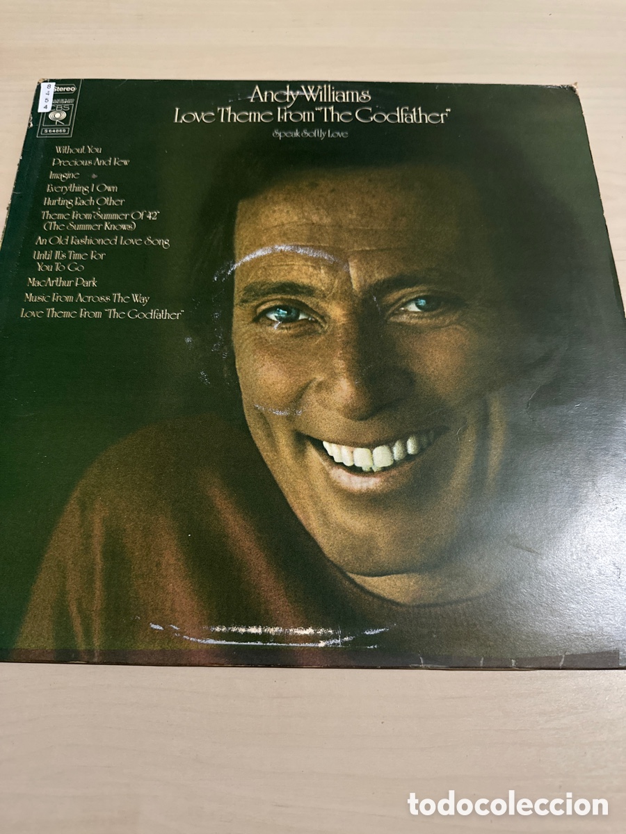 Discos de vinilo: VIN8454 andy Williams love theme from the godfather vinilo segunda mano