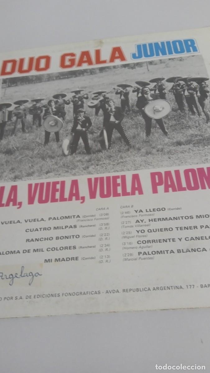 Discos de vinilo: DUO GALA JUNIOR Con Mariachi - Foto 2