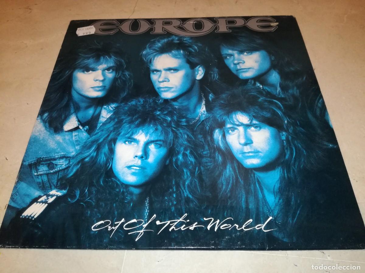 Discos de vinilo: EUROPE-OUT OF THIS WORLD-CONTIENE ENCARTE-ORIGINAL ESPA&Ntilde;OL 1988