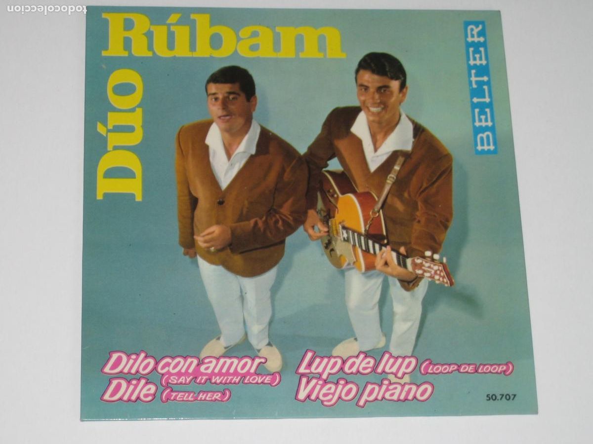 Discos de vinilo: DISCOFERTA - SINGLE/EPS -VER FOTO - DUO RUBAM - MUY NUEVO