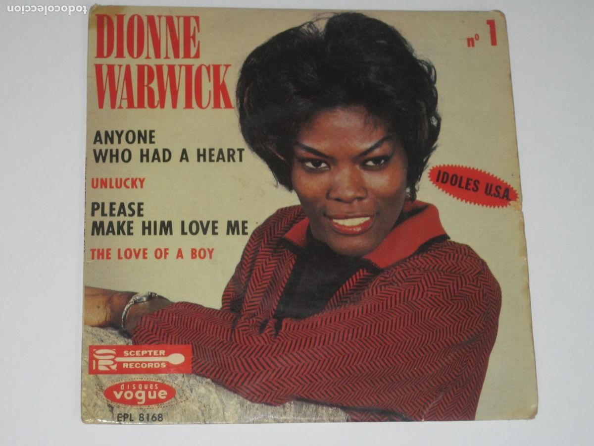 Discos de vinilo: DISCOFERTA - SINGLE/EPS -VER FOTO - DIONNE WARWICK - ED. FRANCESA A&Ntilde;OS 60