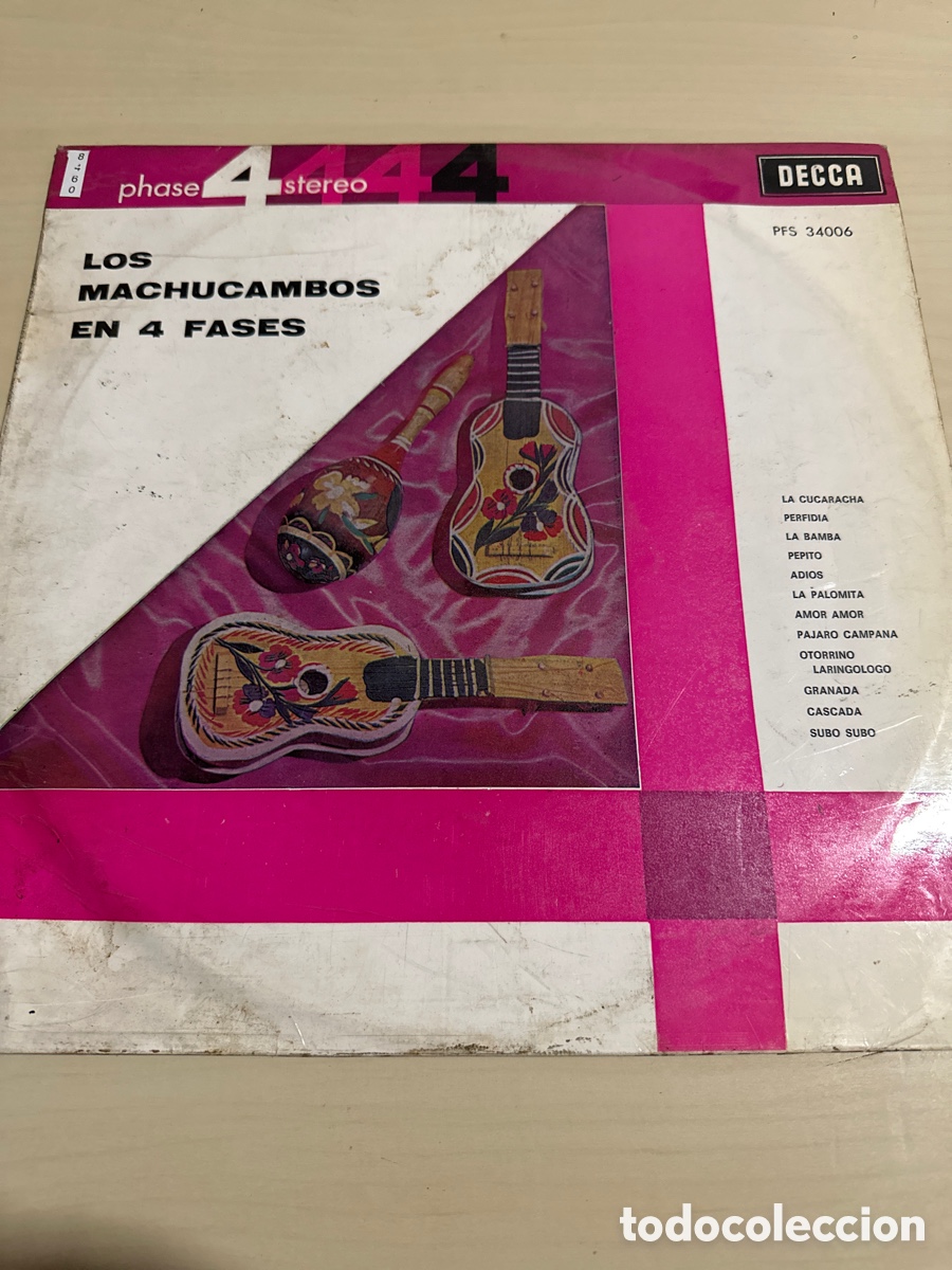 Discos de vinilo: VIN8460 los machucambos en 4 fase vinilo segunda mano