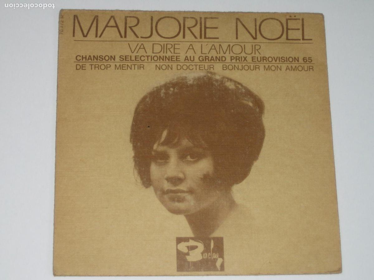 Discos de vinilo: DISCOFERTA - SINGLE/EPS -VER FOTO - MARJORIE NO&Euml;L - ED. FRANCESA - EUROVISION 1965