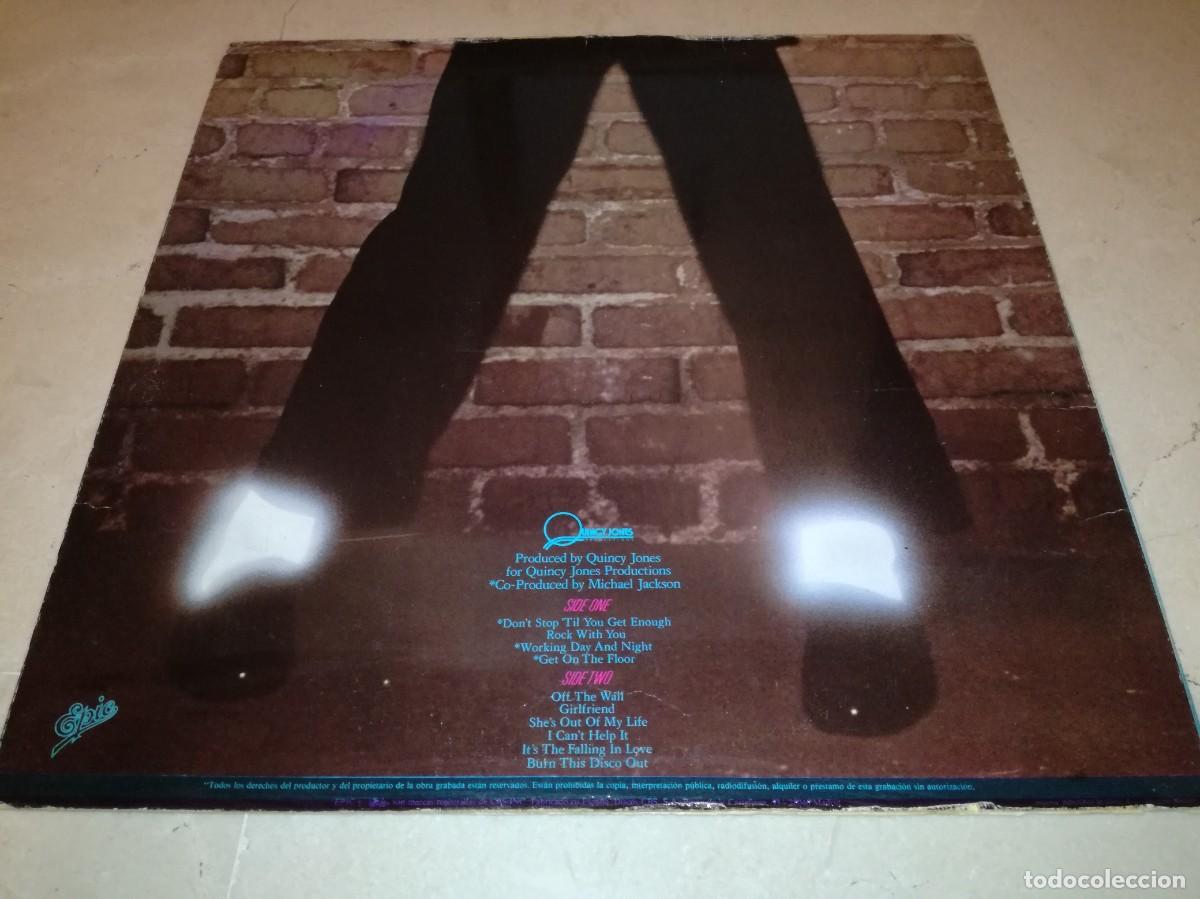 Discos de vinilo: MICHAEL JACKSON-OFF THE WALL-EDICI&Oacute;N ESPA&Ntilde;OLA - Foto 2