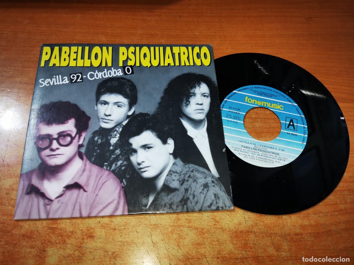 Discos de vinilo: PABELLON PSIQUIATRICO Sevilla 92 - Cordoba 0 SINGLE VINILO 1990 JOSE ANTONIO CANTA CONTIENE 2 TEMAS