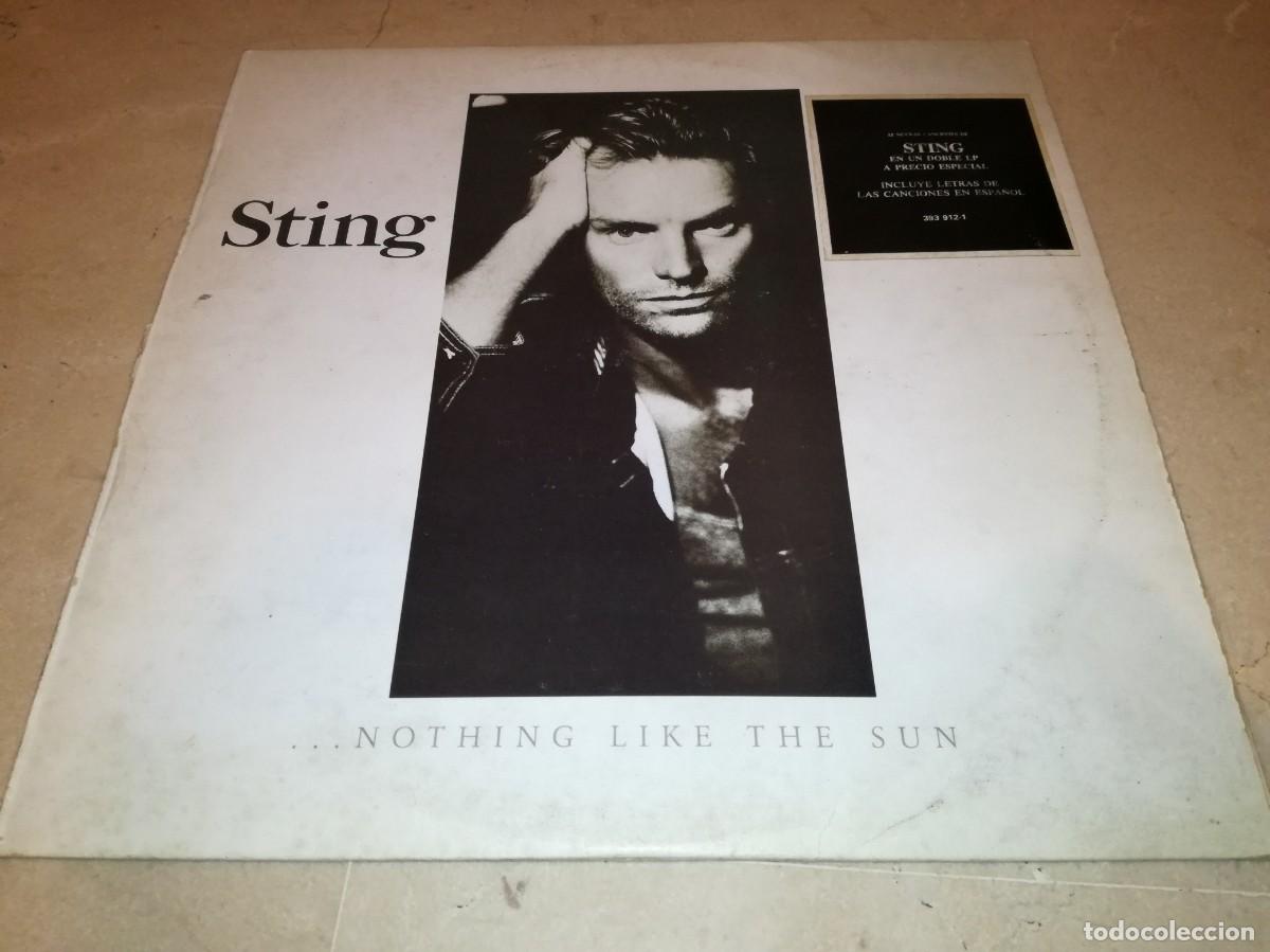 Discos de vinilo: STING-...NOTHING LIKE THE SUN-DOBLE LP-CONTIENE LOS ENCARTES-ORIGINAL ESPA&Ntilde;OL 1987