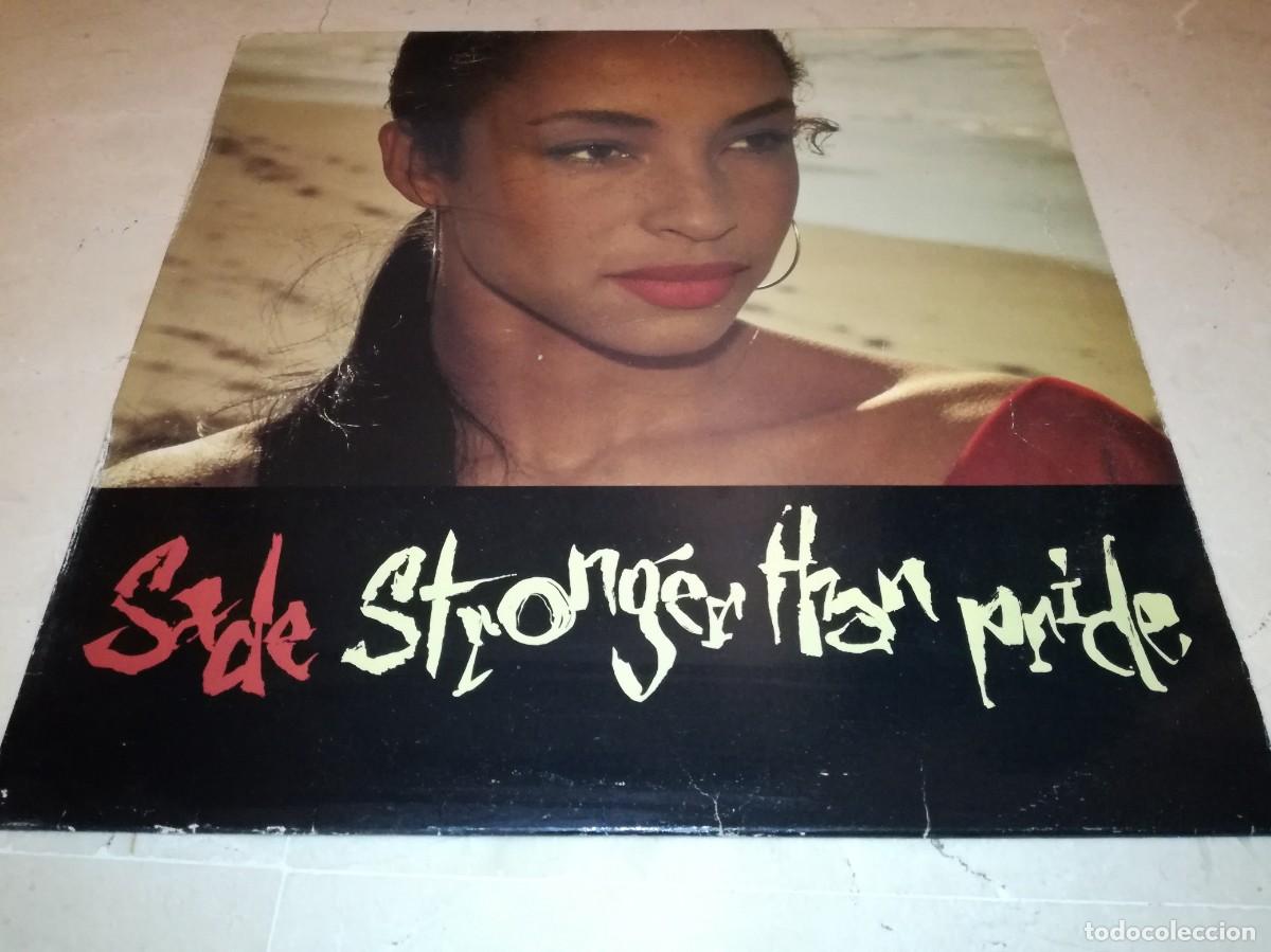 Discos de vinilo: SADE-STRONGER THAN PRIDE-CONTIENE ENCARTE-ORIGINAL ESPA&Ntilde;OL 1987