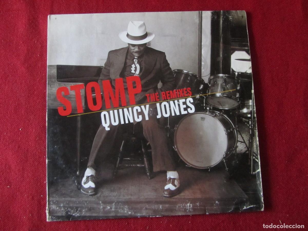 Discos de vinilo: LP STOMP THE REMIXES. QUINCY JONES. 1996. GERMANY