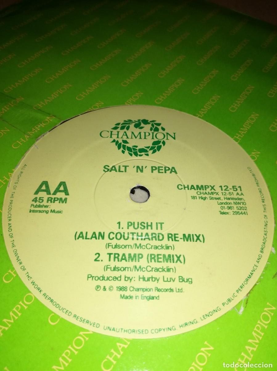 Discos de vinilo: SALT N PEPA-PUSH IT - Foto 3