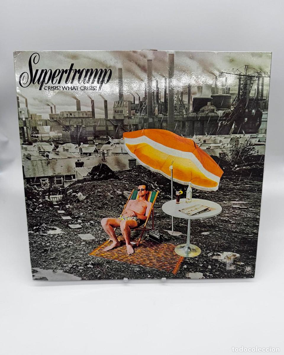 Discos de vinilo: LP vinilo Supertramp - Crisis? What Crisis? - A&M Records (1975)