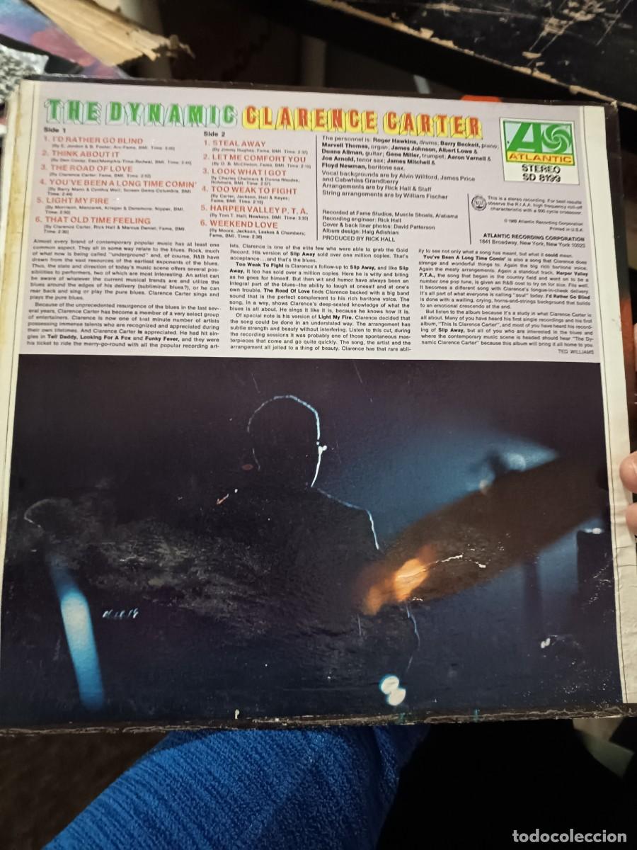 Discos de vinilo: DISCO LP THE DYNAMIC CLARENCE CARTER - Foto 3