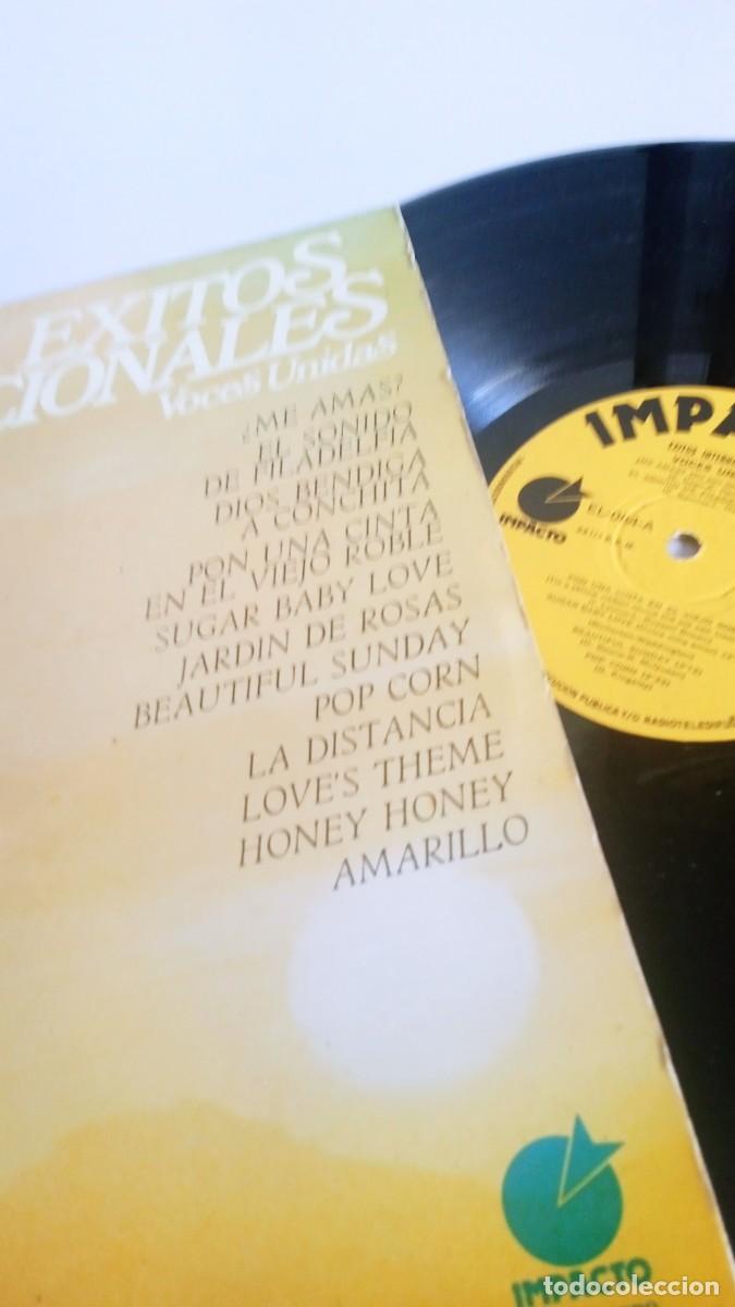 Discos de vinilo: VOCES UNIDAS &Eacute;xitos Internacionales - Foto 3