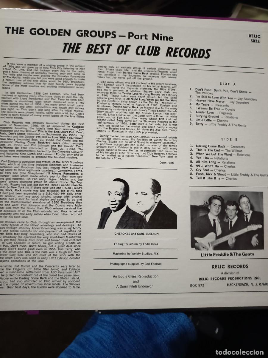 Discos de vinilo: DISCO LP GOLDEN GROUPS - Foto 2