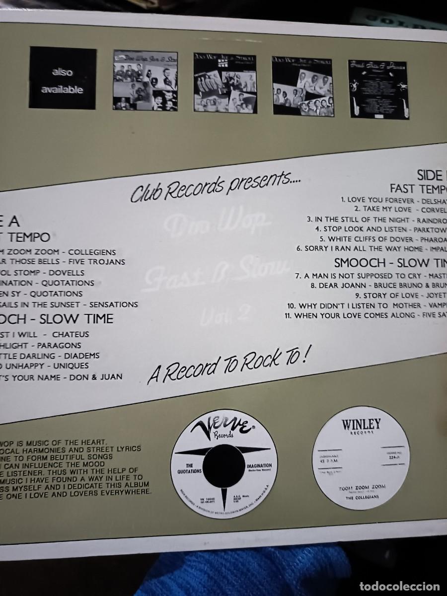 Discos de vinilo: DISCO LP DOO WOOP FAST B. SLOW VOL.2 - Foto 2