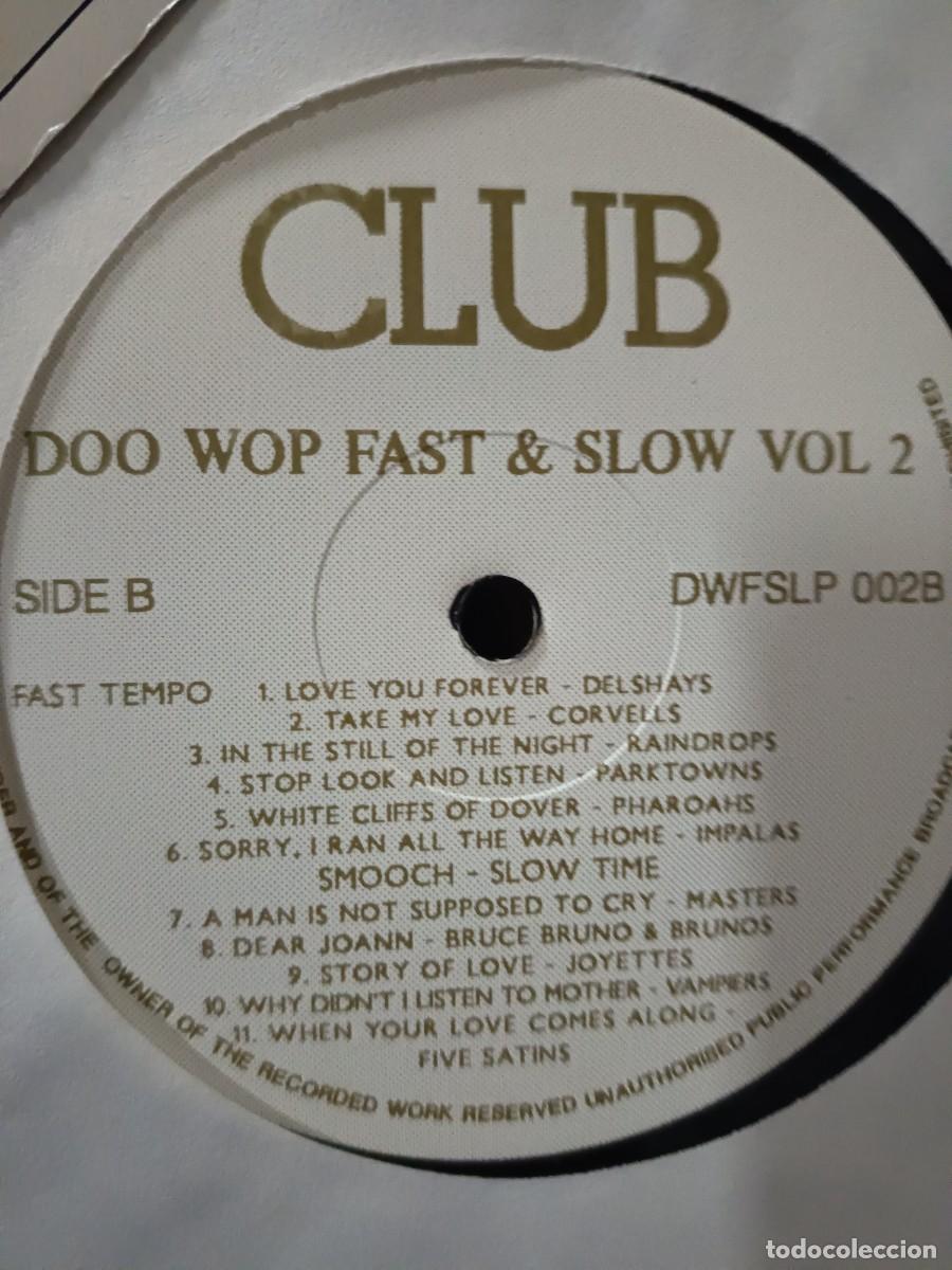 Discos de vinilo: DISCO LP DOO WOOP FAST B. SLOW VOL.2 - Foto 3