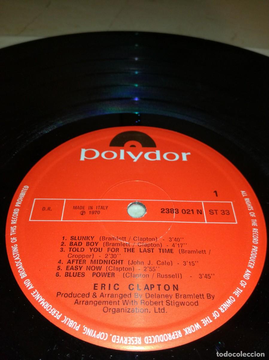 Discos de vinilo: ERIC CLAPTON-SU PRIMER LP-ORIGINAL 1970 - Foto 3