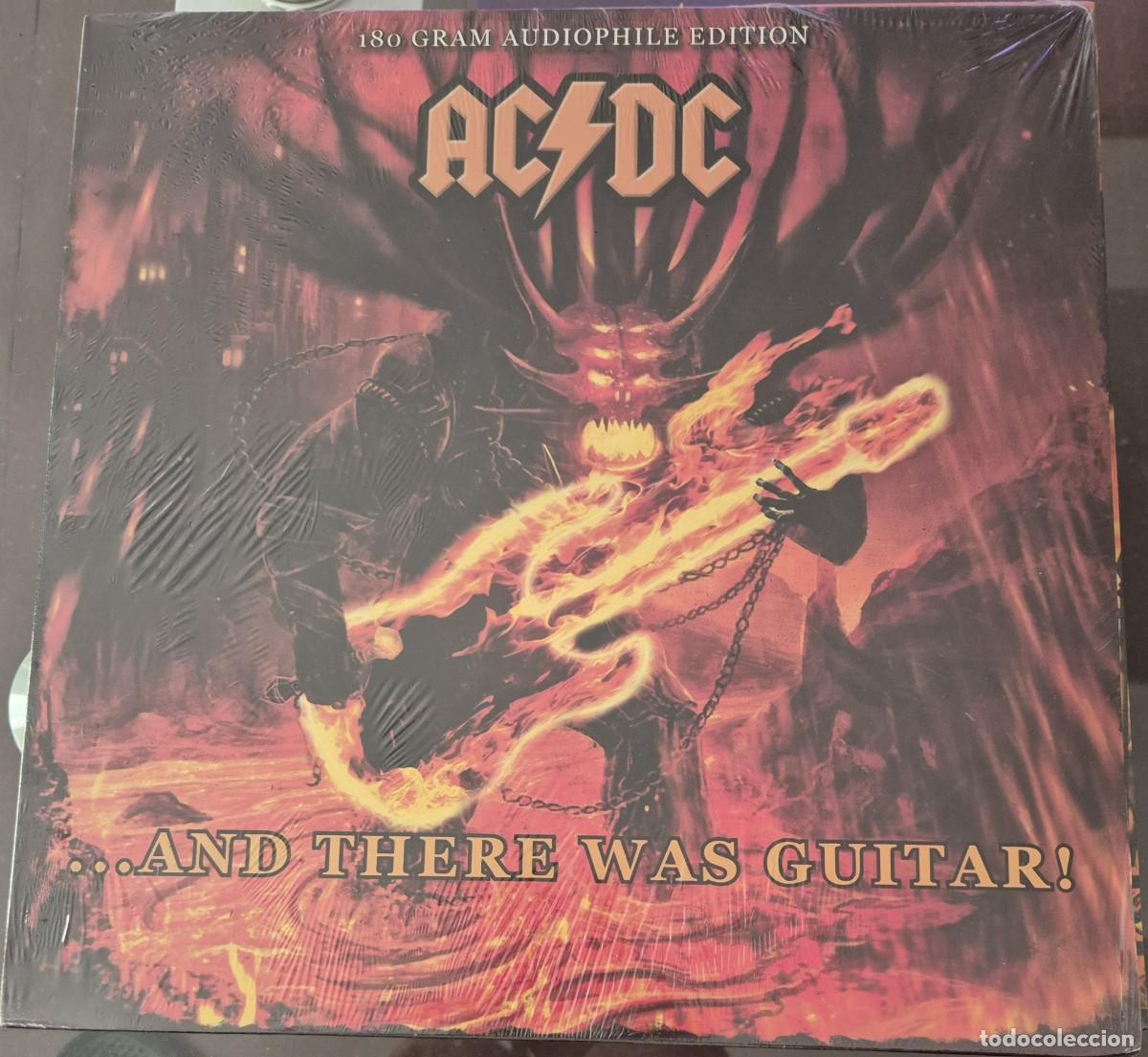 Discos de vinilo: AC/DC - ...AND THERE WAS GUITAR! EDICION LIMITADA EN VINILO COLOR ROJO FLAMA. MUY POCAS COPIAS.
