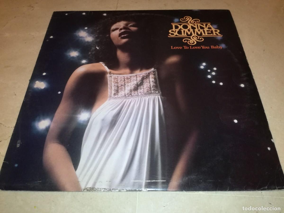 Discos de vinilo: DONNA SUMMER-LOVE TO LOVE YOU BABY-EDICI&Oacute;N INGLESA-EN BUEN ESTADO