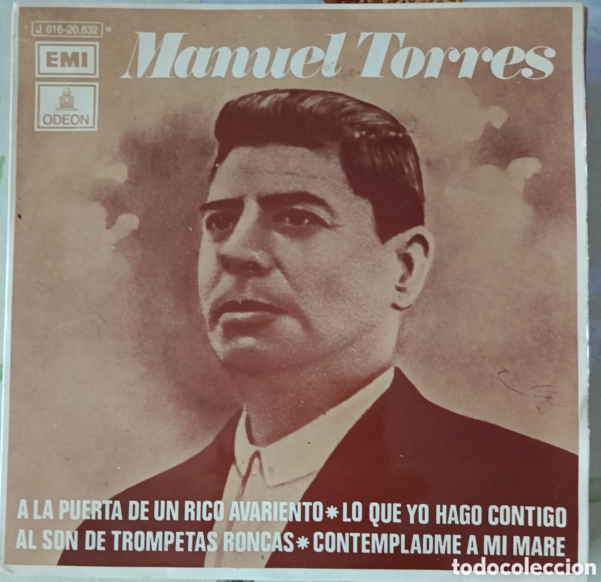 Discos de vinilo: Manuel Torres Ep sello Emi-Odeon editado en Espa&ntilde;a a&ntilde;o 1972.