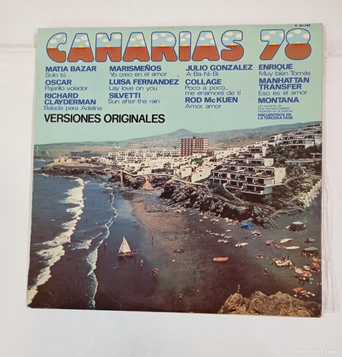Discos de vinilo: CANARIAS 78. VERSIONES ORIGINALES. VARIOS ARTISTAS. LP. TDKDA54